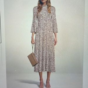 Samsoe Samsoe Fritta printed flower midi dress